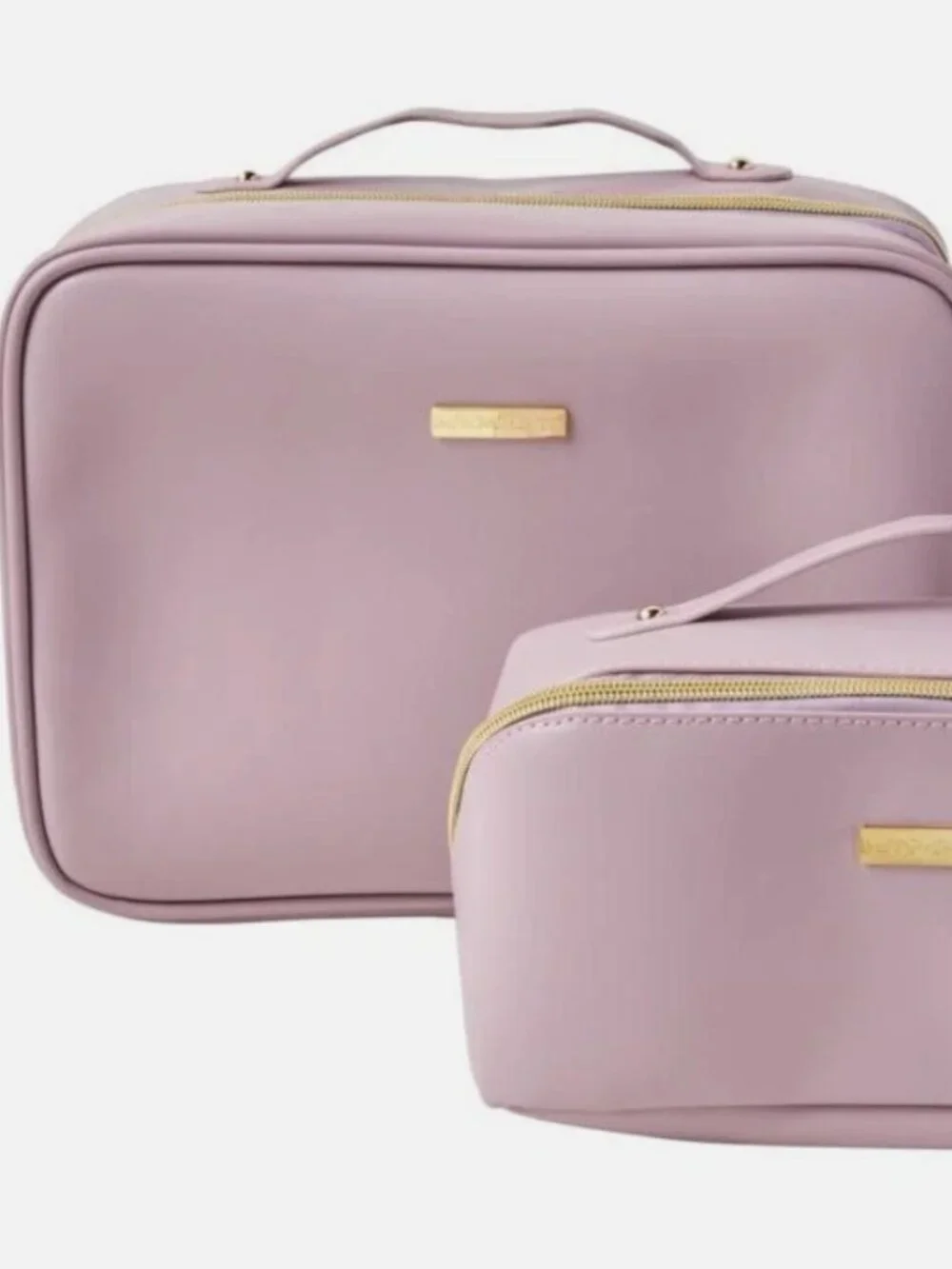 Improvements Beauty Travel Cosmetic/Toiletries Organizer Set of 2 Pink NWT